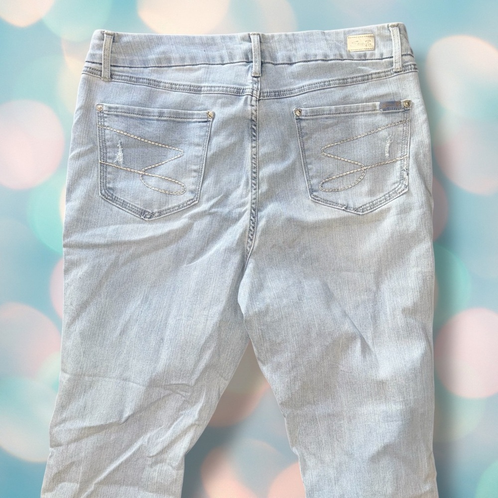 Seven7 Women’s Plus Size Tummyless High Rise Skinny Denim Jeans Size 16 - Picture 3 of 7